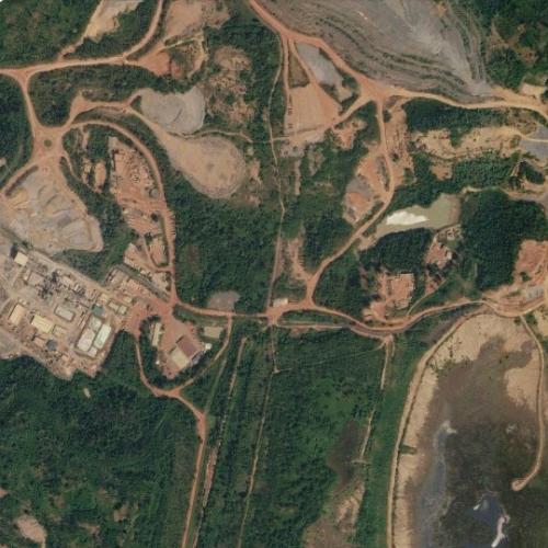 Chirano Gold Mine in Bibiani, Ghana (Google Maps)