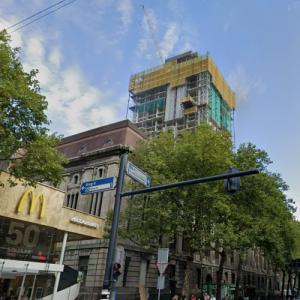 Post Rotterdam under construction (StreetView)