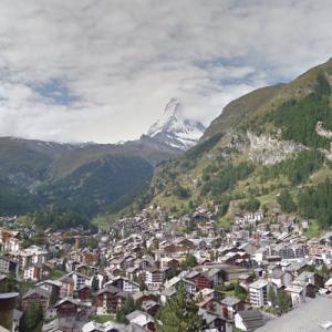 Matterhorn from Zermatt (StreetView)