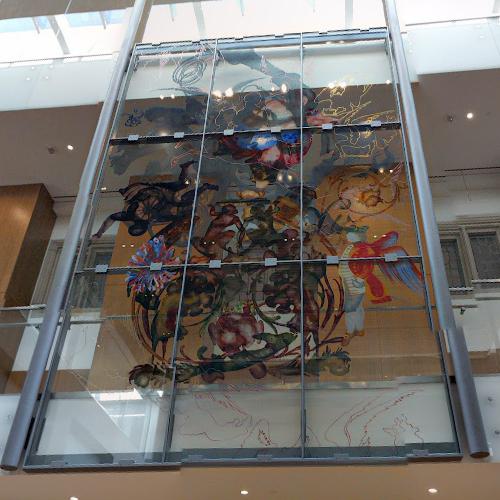 'Quintuplet-Effect' by Shahzia Sikander in Princeton, NJ (Google Maps)