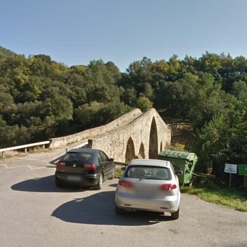 Pont de Pedret in Berga, Spain (Google Maps)
