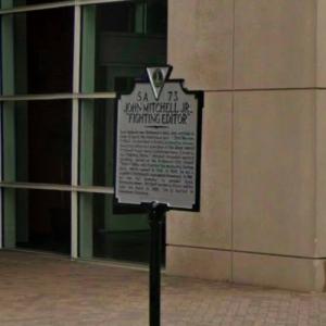 John Mitchell, Jr., Fighting Editor marker (StreetView)