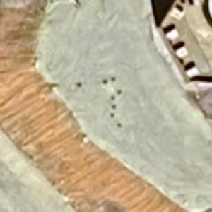 'Starfire' by Nancy Holt (Google Maps)