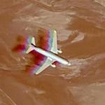 Airplane in flight