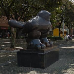 'Pajaro de la Paz' by Fernando Botero (StreetView)