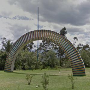 'Arco de Induccion Cromatica' by Carlos Cruz-Diez (StreetView)