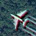 Airplane in flight