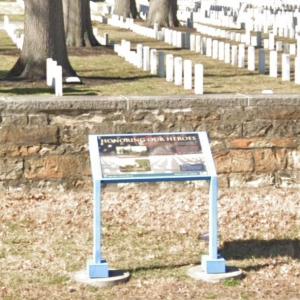 Honoring Our Heroes marker (StreetView)