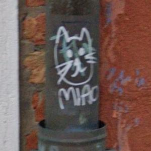 Venetian cat graffiti (StreetView)