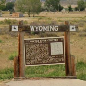 Powder River Country marker (StreetView)
