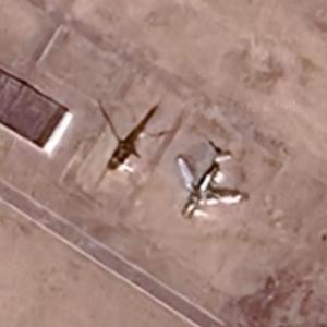 Mi-2 and MiG-15 (Google Maps)