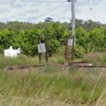 Drawbridge-style railway crossing