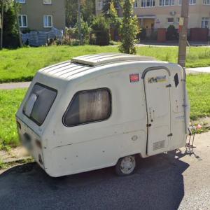 Niewiad&oacute;w N-126 travel trailer (StreetView)