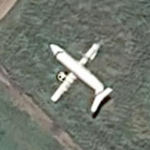 Crashed Embraer EMB-120 Brasilia (Google Maps)