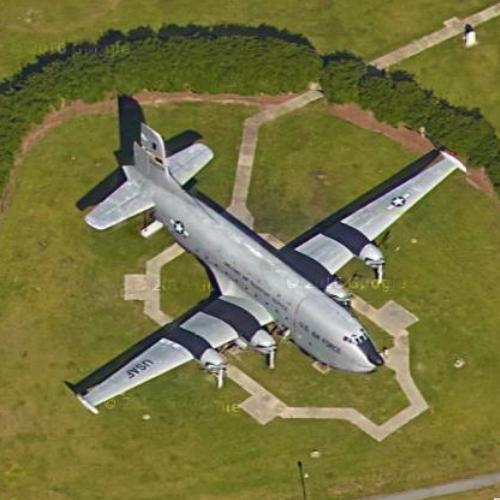 Douglas C-124 Globemaster static display (Google Maps)