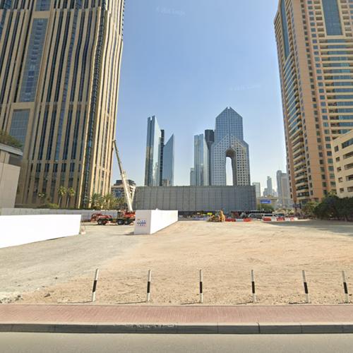 Trump Tower Dubai under construction in Dubai, United Arab Emirates ...
