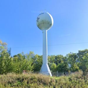 White Earth water tower (Google Maps)