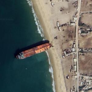 Gadani Ship Breaking Yard (Google Maps)