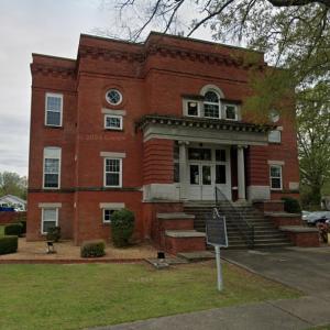 Eleventh Street School and marker (Google Maps)