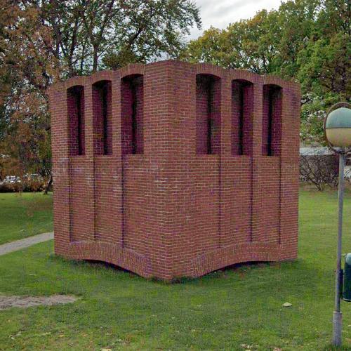'Monument for Niels Bohr' by Per Kirkeby in Copenhagen, Denmark (Google ...