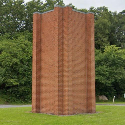 'Untitled (Byport I)' by Per Kirkeby in Aars, Denmark (Google Maps)