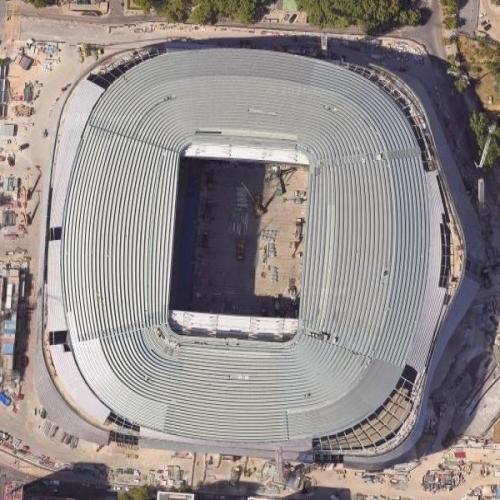 Santiago Bernabeu Stadium (Google Maps)