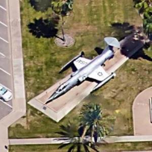 Lockheed F-104C Starfighter (Google Maps)