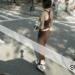 Person on rollerblades