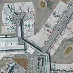 Censored area at Schiphol (Google Maps)