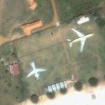 Abandoned airplanes at Entebbe Airport