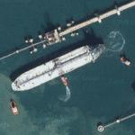 Tankers at Trieste (Google Maps)