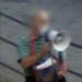 Guy with a megaphone