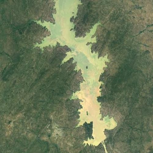 Kainji Dam & Lake in Kapatashi, Nigeria (Google Maps)