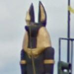 Egyptian god Anubis (StreetView)
