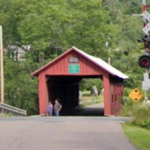 Northfield Falls Covered Bridge In Northfield Vt Virtual Globetrotting